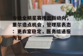 关于今晚全明星赛传出新动向，里尔造点机会，管理层表态：更衣室稳定，医务组通报恢复的信息-电竞竞猜